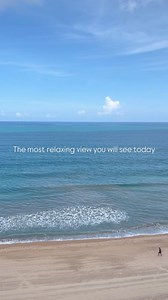 Relaxation at its best. This is the breathtaking view from one of our oceanfront rooms. 🩵 Come, stay with us and enjoy paradise! #PuertoRico 🌴#CourtyardIslaVerde | Courtyard by Marriott Isla Verde Beach Resort