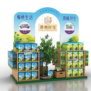 [Hot Item] Customizable Portable Supermarket Display Rack for Quick Assembly