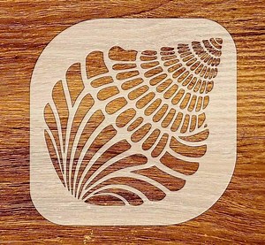 Conch Sea Shell Schablone, Wiederverwendbare DIY Beach Craft Schablone, digitaler Download, SVG, DXF, Stl, Png, Pdf, - Etsy.de