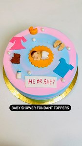 16K views · 231 reactions | Fondant topper for Baby Shower theme cake Fondant cake workshop available @ ₹ 1700 Video access: LIFETIME WhatsApp on 7276833139 for details (Cake, easy cake, viral cake, baby shower cake, baby shower theme cake, baby, fondant cake, semi fondant cake, cake recipe, trending cake video) #tutucakes #cake #cakereels #viralreels #viralcake #caketutorial #fondantcake | TUTU CAKES | Facebook