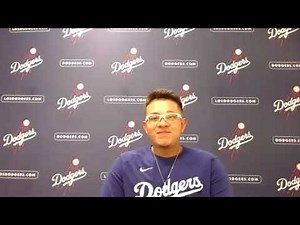 2021 Dodgers Spring Training: Julio Urias explains curveball being more of a slurve