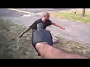 Bodycam Captures Tense Police Standoff With Knife-Wielding Man