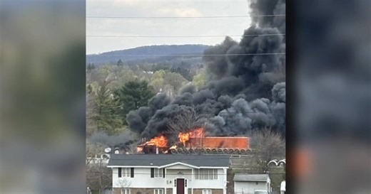 Fiery crash involving 2 tractor trailers on Northeast Extension closes part of highway for hours
