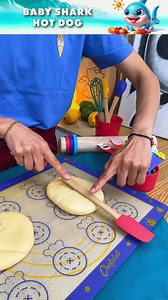 25K views · 58 reactions | Baby Shark Hot Dog! Fin-tastic hot dogs for little ones 麗 | Chefclub Kids | Facebook