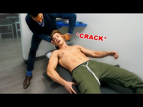 Male Model Gets INTENSE Back & Neck *CRACK* ft. Dr Jason