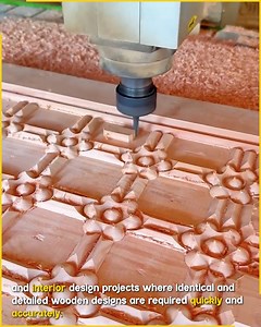 CNC Machine Carves Decorative Wooden Panel. 🪵🚪 #CNCWoodCarving #WoodDesign | Fun club