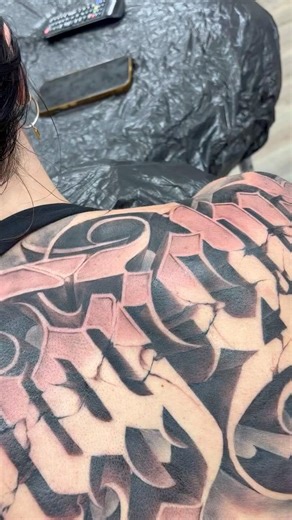 #anarchy #freehand #3d #lettering #tattoo