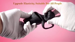 Vibrating Cock Ring with Penis Sleeve, Male Sex Toys for Men Extender Stronger Shock Vibrator 9 Modes Long Tongue Licking Clitoral Stimulator, Enhancing Lasting Couple Sex Toys