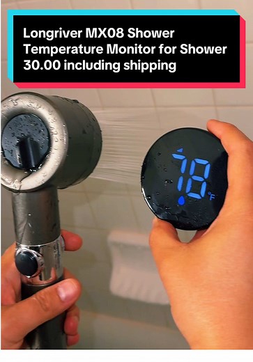 Longriver MX08 Shower Temperature Monitor for Stalls