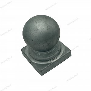 [Hot Item] Aluminized Zinc Metal 4X4 Fence Rear Cap Unpainted Primary End Cap Fence Post Cap