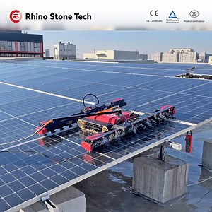 [Hot Item] Modular Design Water Supply Dry Wet Washing Battery Powered Photovoltaic Cleaner Equipment Solar Panel Cleaning Robot for Commercial Residential Solar Farm