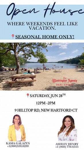 🏡 Open House – Saturday, June 28 | 12–2 PM📍 9 Hilltop Rd, New Hartford, CT. Price- $239,99 ✅Seasonal home just 5 mins from a quiet beach!🛏 3 Beds | 🛁 2 Baths☀️ Peaceful, beautiful area — your perfect vacation spot! ✅Stop by and see this hidden gem!🏖️Your dream vacation home… or your next great investment? Why not both?! #KasiaGalazyn #RealEstate #OpenHouse #TheWashingtonAgency #AshleyHenry #OpenHouse #newhartfordct #litchfieldcounty | Kasia Galazyn
