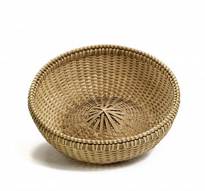 Double-Bottom Table Basket with Top Rod, #5-99