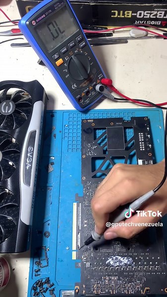Reparación de una Rtx 3070 EVGA Típica falla en ese modelo #viraltiktok #repair #venezuela #emprendimiento #tiktoktips
