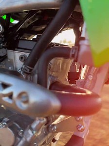 The most powerful four-stroke @KawasakiUSA #KX250 to date is ready to tear up the track, but looks good sitting still too! #BeNext #TheBikeThatBuildsChampions #KX #TeamGreen #GoodTimes #Kawasaki . . . Professional rider on a closed course. | Big St. Charles Motorsports