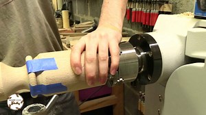 Woodturning - Captive Ring Vase