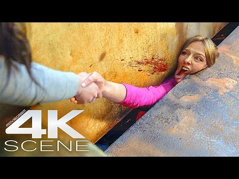Woman Devoured By Garbage Compactor (2025) 4K HDR Scene | Final Destination: Bloodlines Movie Clip