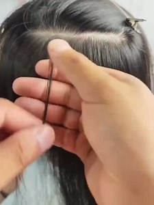 Hair Extension Beads Silicone Lined Micro Link Rings Beads for I Tip Extension 1000Pcs, Black