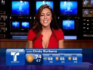 Breves AM Telemundo News & Weather Girl Cindy Burbano