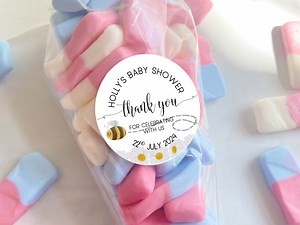 Mum to Bee Baby Shower Stickers: Bumble Bee & Daisies, Personalised Favours - Etsy UK