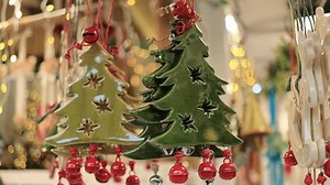 Ceramic Christmas Ornaments Displayed European Holiday Stock Footage Video (100% Royalty-free) 3962375395 | Shutterstock
