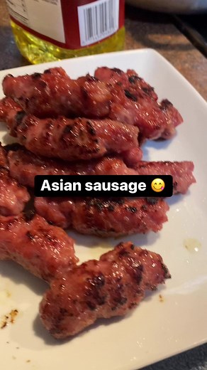 1K views | Asian sausage “Nem Nuong” #yum #nemnuong #sausage #Sweet #comfortfoods #vietnam #viralreels #food #tastyfood | Raksa Phann | Facebook