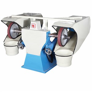 [Hot Item] Two Wheels Abrasive Belt Brass Metal Grinding Polishing Machine