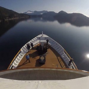 Up close with waterfalls while cruising through the Pacific Northwest. | UnCruise Adventures