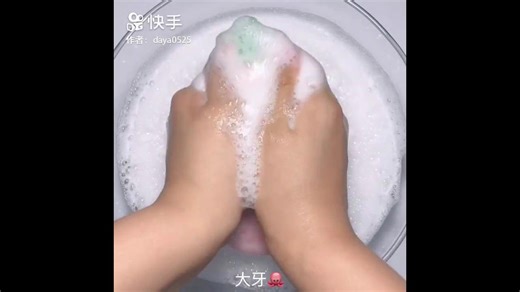 Satisfying Strawberry Sponge Squeezing