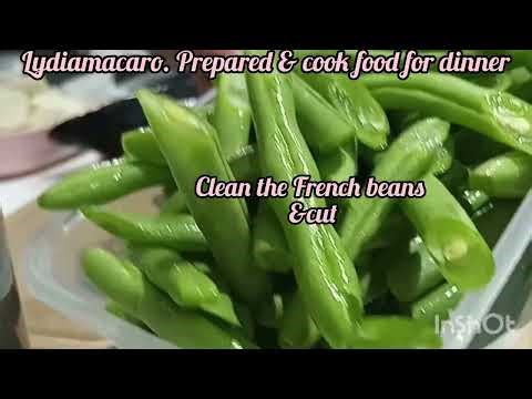 Prepared & cook fry saba fish and stir-fry tufo,fresh beans with minced Pork #lydiamacaro #buhayofw