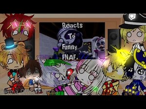 Security breach Reacts To Funny Memes✨ // FNAF// Gacha Club//