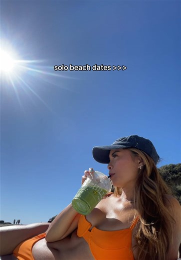 Enjoying a Solo Beach Date Experience