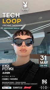Celebrating 1 year anniversary of Playboy Beer Garden!!! Check out DJ MARRI FERRARI Live at PLAYBOY Club, Guwahati on 31, May 2024. #playboybeergarden #playoff #anniversary #party #Guwahati #Assam #GPlus #collaboration #ad | GPlus