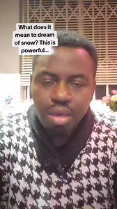 2.5K views · 26 reactions | What does it mean to dream of snow? || Dream Interpretation #dream #foryou #viral #viralvideo #fyp | Charles Edozie Ministries | Facebook