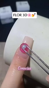 FLOR 3D CON GEL🌸💅 #nails #nailart #uñastutorial #uñasnaturales #uñashermosas #uñasdecoradas #uñasbonitas #belleza #manicura | Arte en uñas