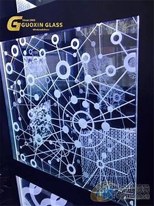 [Hot Item] Custom Curved LED Glass with Unique Laser Etching Designs