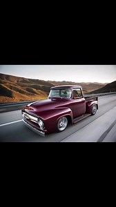 1956 Ford F-100. #ford #fordf100 #1956ford #fordtruck #hotrod #ratrod #classictruck #nolimit | Rusty Axle