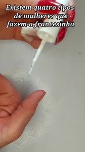 Tipos de mulheres que fazem a francesinha. #unha #unhas #nails #francesinha