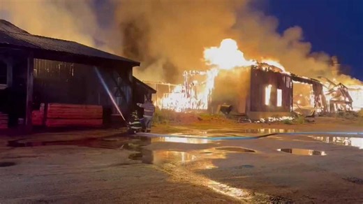 Fire destroys New England sawmill, days before owners' planned retirement