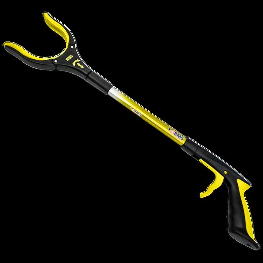 21" Yellow Grabber Reacher with Rotating Gripper