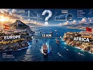 Why is there STILL no bridge between Europe and Africa? #StraitOfGibraltar #WorldFacts