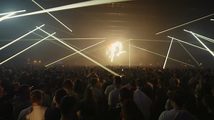 2.5K views · 118 reactions | Beaming lasers searing through the crowd with Klangkuenstler | Rave Rebels | Facebook