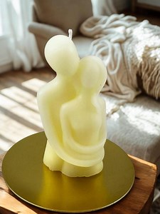 Couple Candle, Natural Bee Wax, Handcrafted Gift for Her, Gift Near Me, Mother's Day, BFF Gift, Handcrafted, Romantic Statue, Passion Gift - Etsy