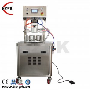 [Hot Item] Hzpk Closing Cap Blocking Crimping Seal Package Machine