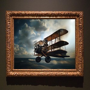 Experienced Teddy Bear Pilot and His a Wooden Tri-plane - Etsy Canada