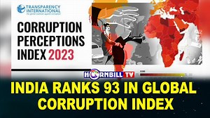 18 reactions | India Ranks 93 In Global Corruption Index #GlobalCorruptionIndex #corruption #Global #India #WorldNews | HornbillTV | Facebook