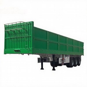 [Hot Item] Heavy-Duty Tri Axle Tipper Trailer for Sand and Coal Transport Tri Axle Side Dump Trailer for Efficient Bulk Transport Solutions