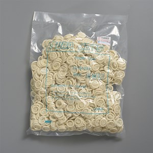 [Hot Item] Electronic Part Contact Rubber White Finger Cots for Industrial Use