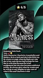 Madness by Shantel Tessier ⭐️ 4/5 book rec 🌶️ #valeriea09 #booktok #bookrec #madness