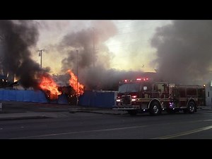 Compton Fire Dept. Structure Fire: Station 44